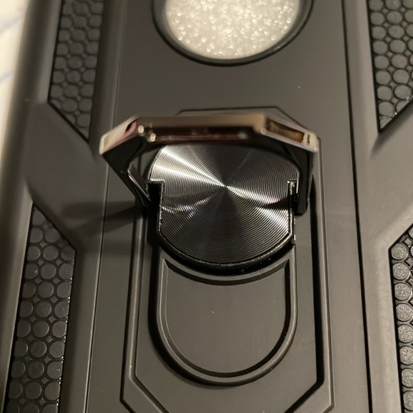 NWTs-IPhone case w/clear glass for shatter proof & kickstand black color - Picture 3 of 6